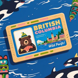 British Columbia Novelty Card