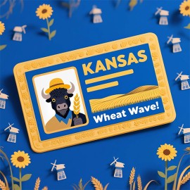 Kansas Novelty Card