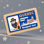 Quebec Novelty Card